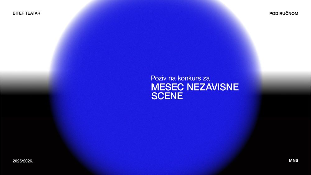 Poziv na konkurs za MESEC NEZAVISNE SCENE
